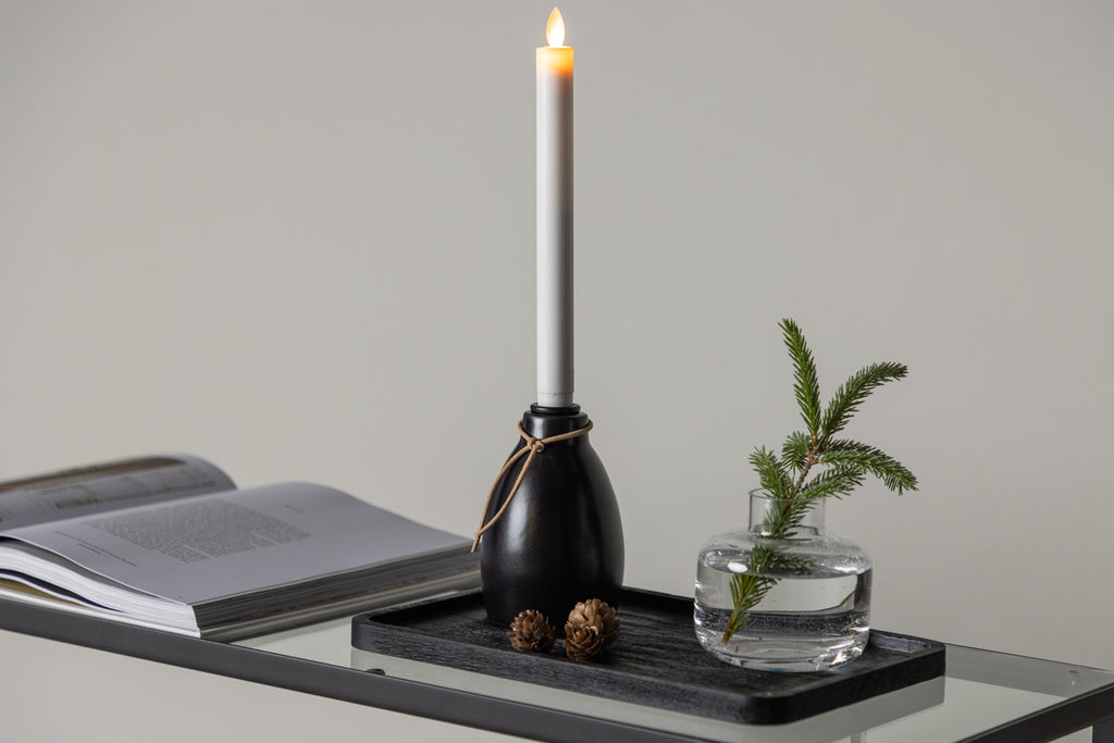 Ulricehamn Ljusstakar 9 x 31 Svart