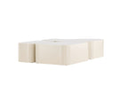 NORDLAND Soffbord Bord 1: 95x70, Bord 2: 74x60, Bord 3: 40x40 Beige