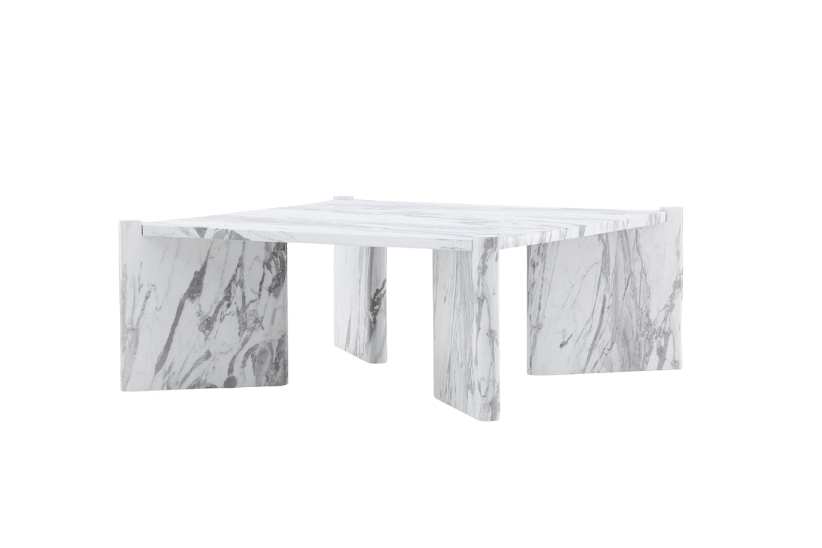 Rogaland Soffbord 100 x 100 Vit