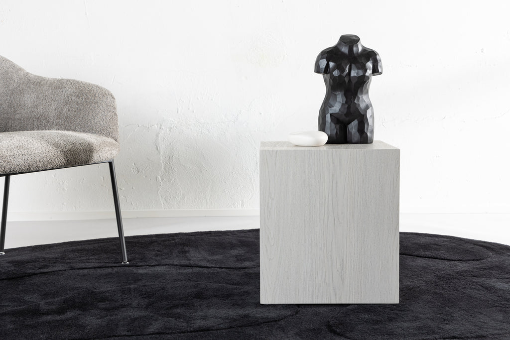 York Soffbord 40 x 40 Vitputsad