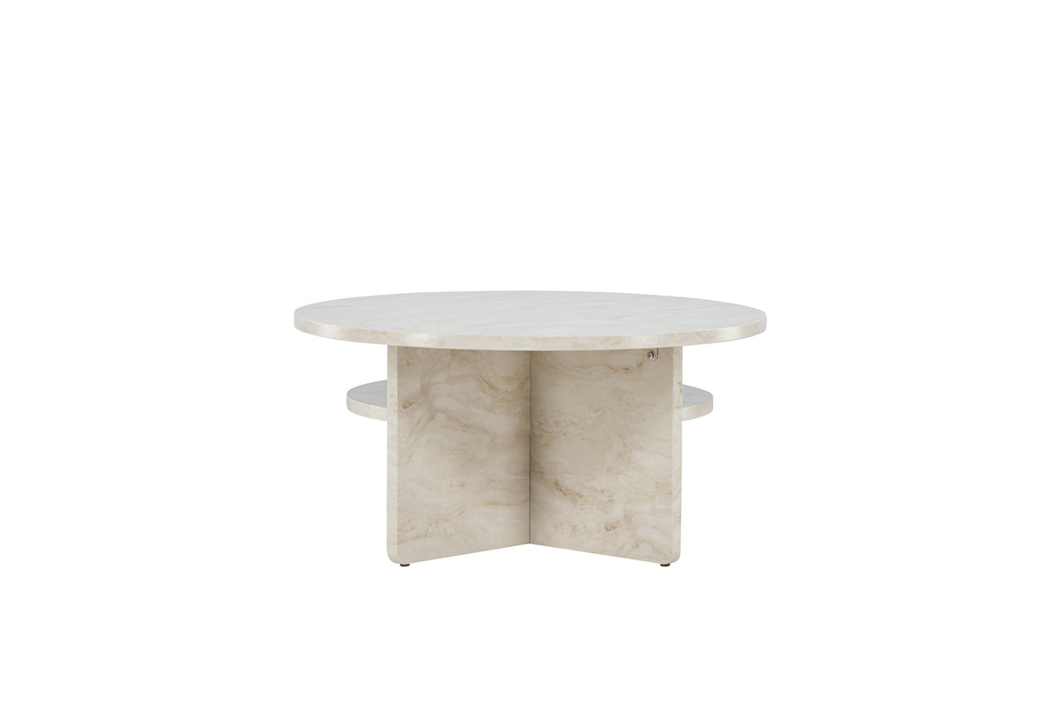 Ålesund Soffbord ⌀85 Beige