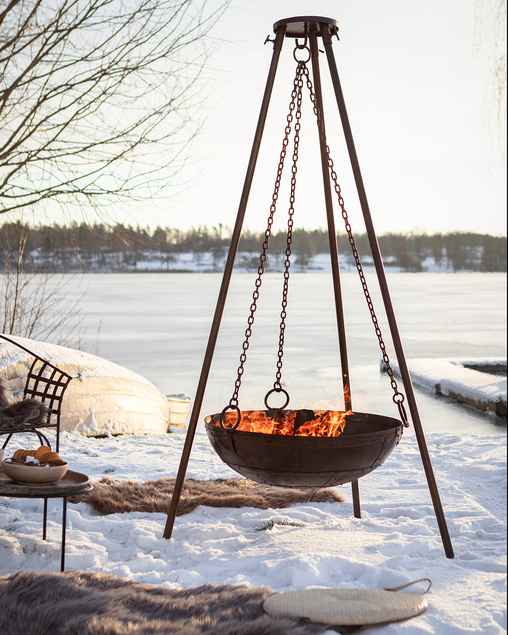 BARBEQUE Eldkorg L, Brun