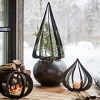 BODIL Uteljushållare/växtstöd, Svart