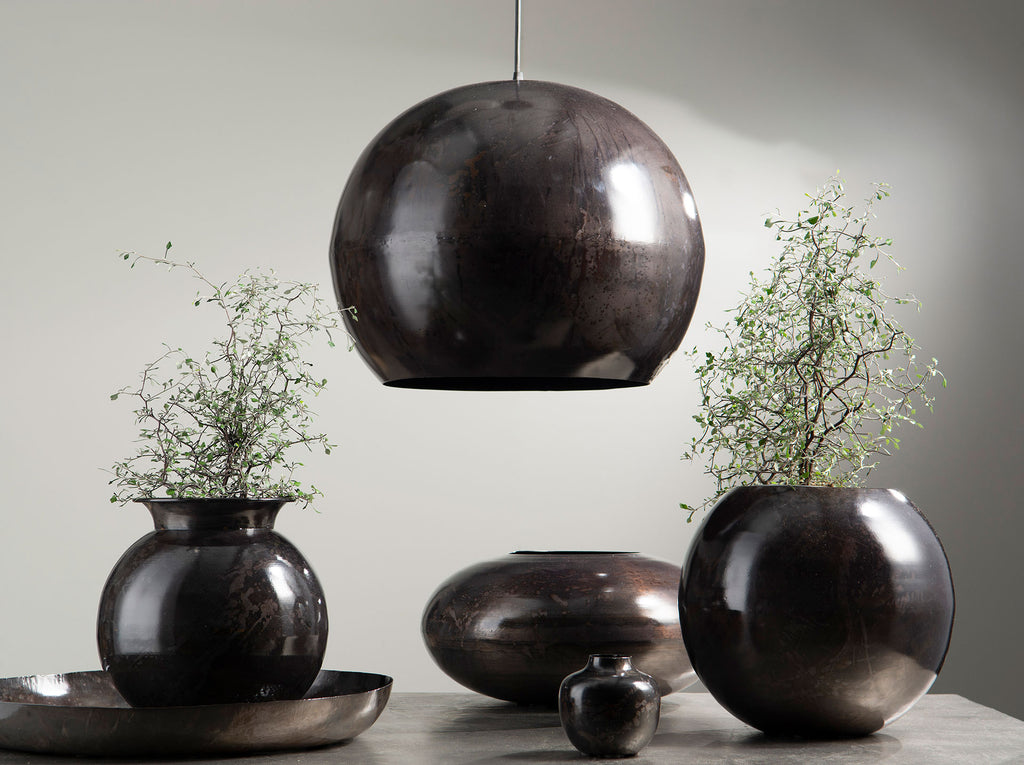 Taklampa Globe Grey Onyx