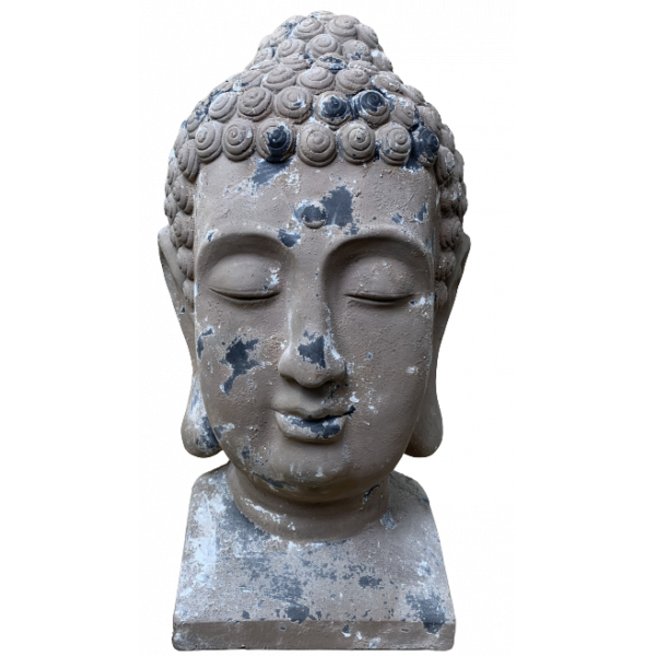 Buddha grå/brun/rustik