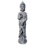 Buddha hög helkropp antikgrå