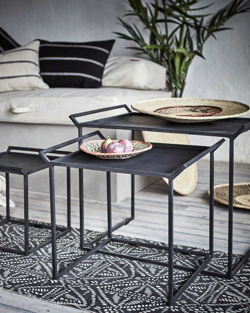 THOMAS Satsbord, set om 3, Grå