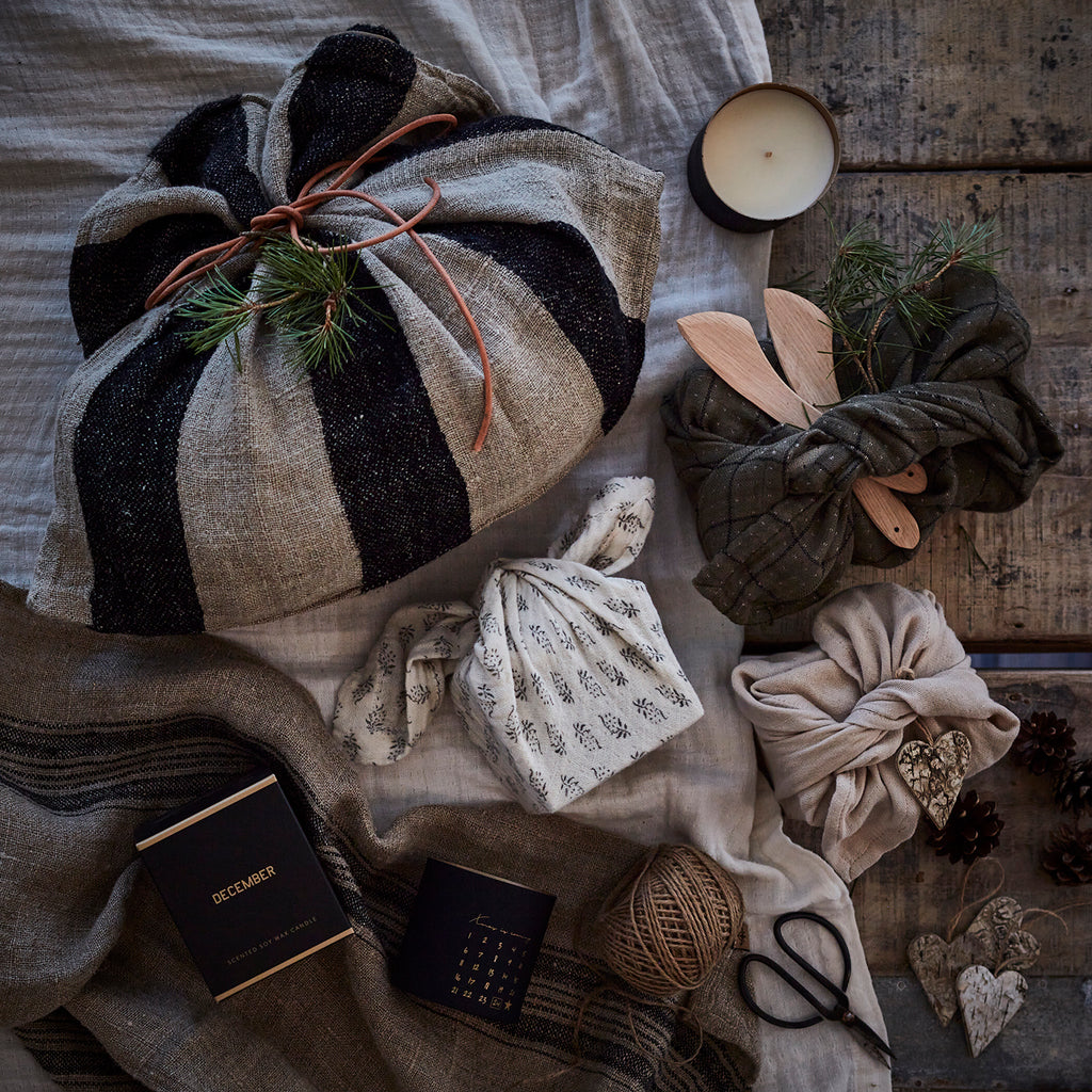 ELSA Servett, Natur/grå 10st