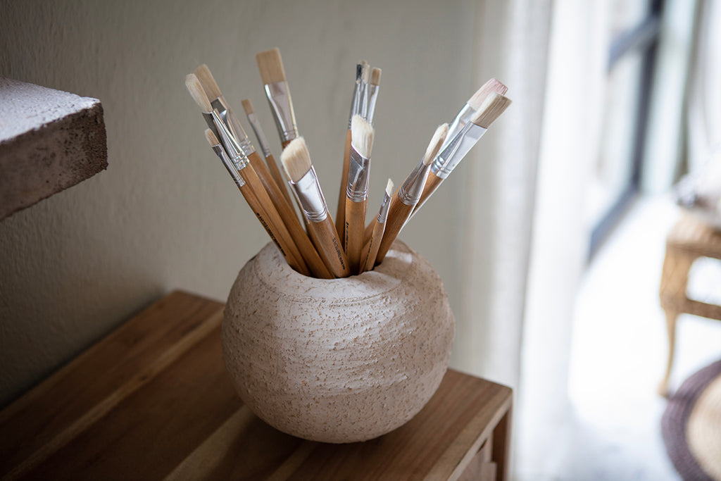 CREAM Kruka, Elfenben 2st