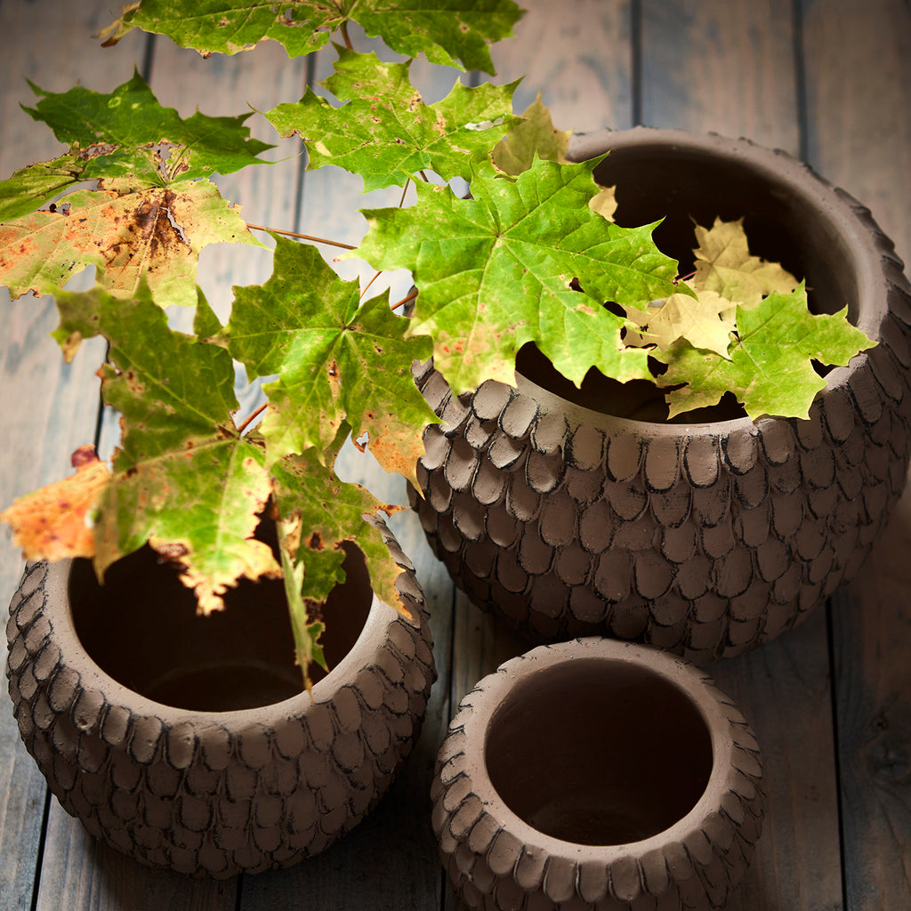 FUDGE Kruka L, Nougatbrun 2st