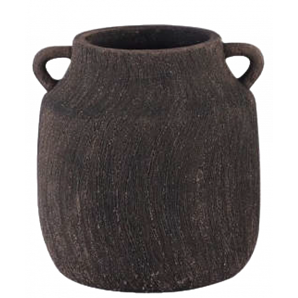 Urna m öron låg brun