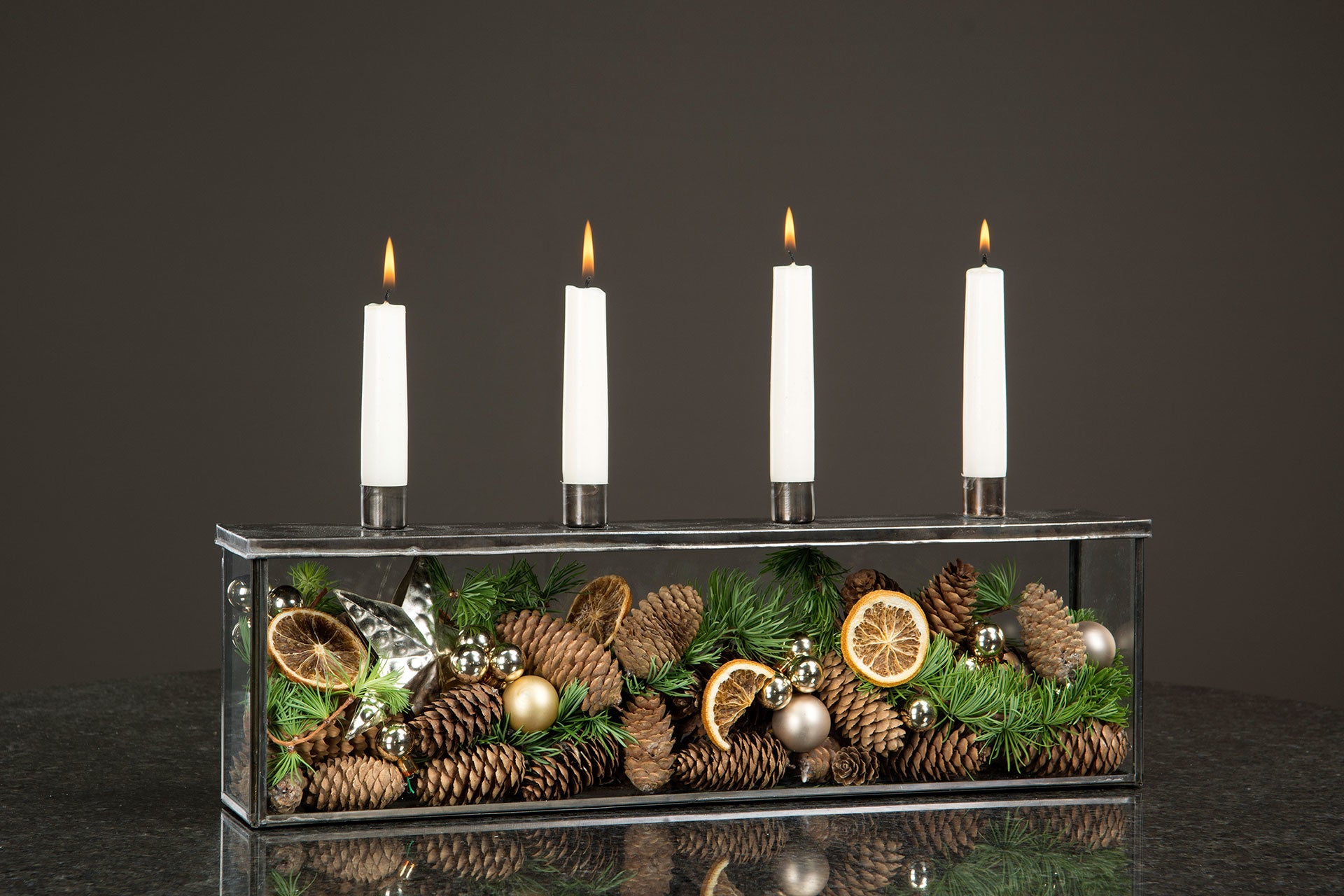 Apelsinskivor Torkade