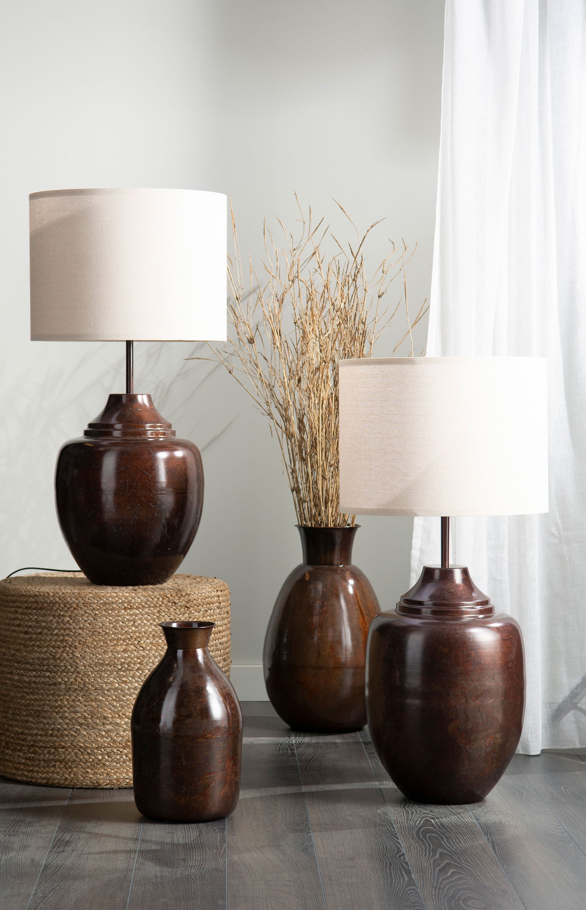 Lampfot Charm Brown Onyx