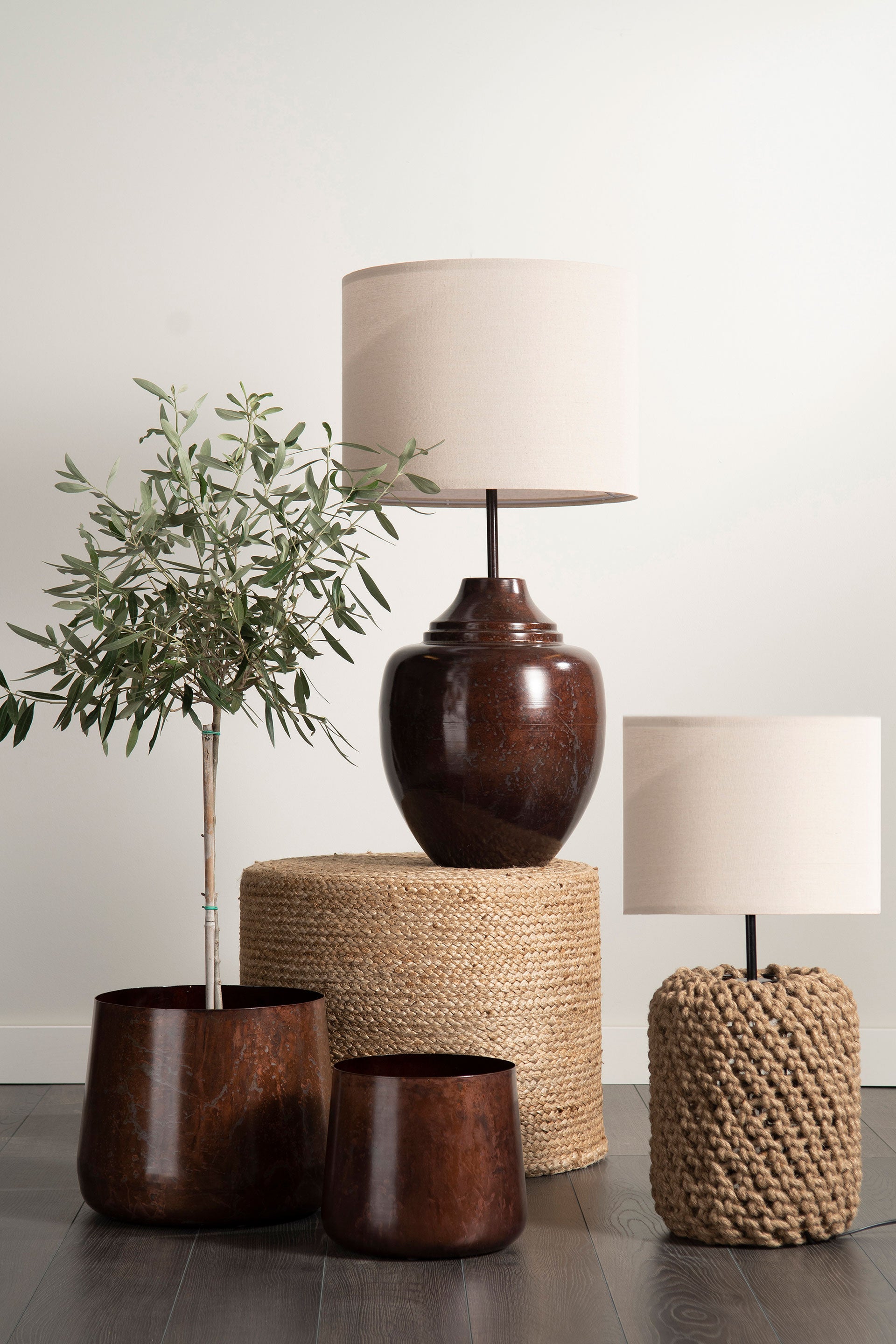 Lampfot Charm Brown Onyx