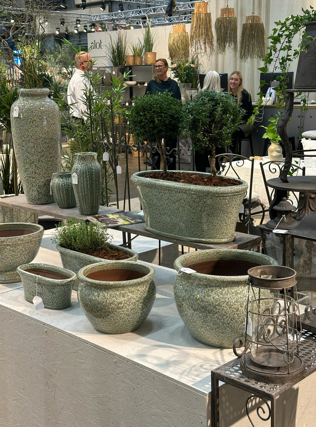 Kruka Estrid Grönska Låg