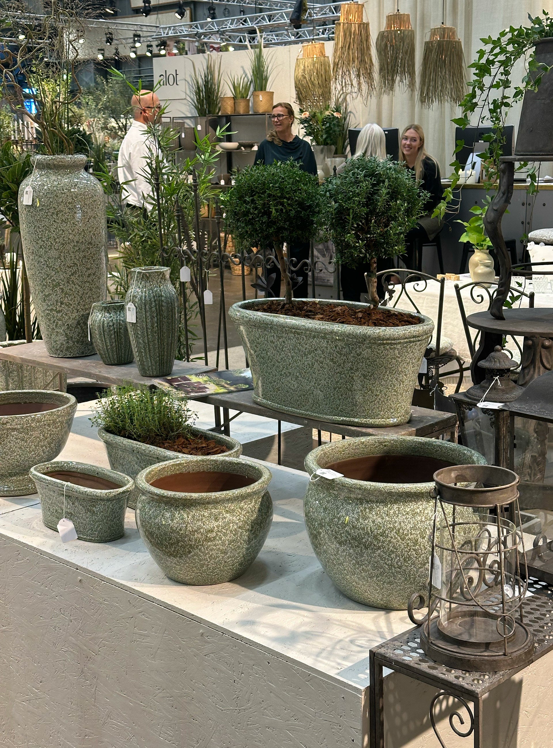 Kruka Estrid Grönska Låg