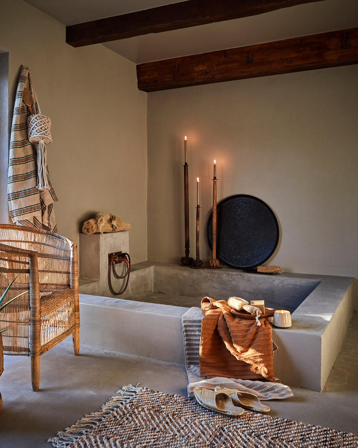 JUNI Matta, Natur/flerfärgad