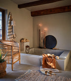 HILDA Filt, Beige/brun/svart