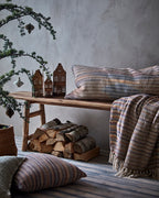 PELLE Kuddfodral, Flerfärgad/röd 2st