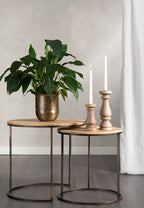 Bord Runt Antik Trä