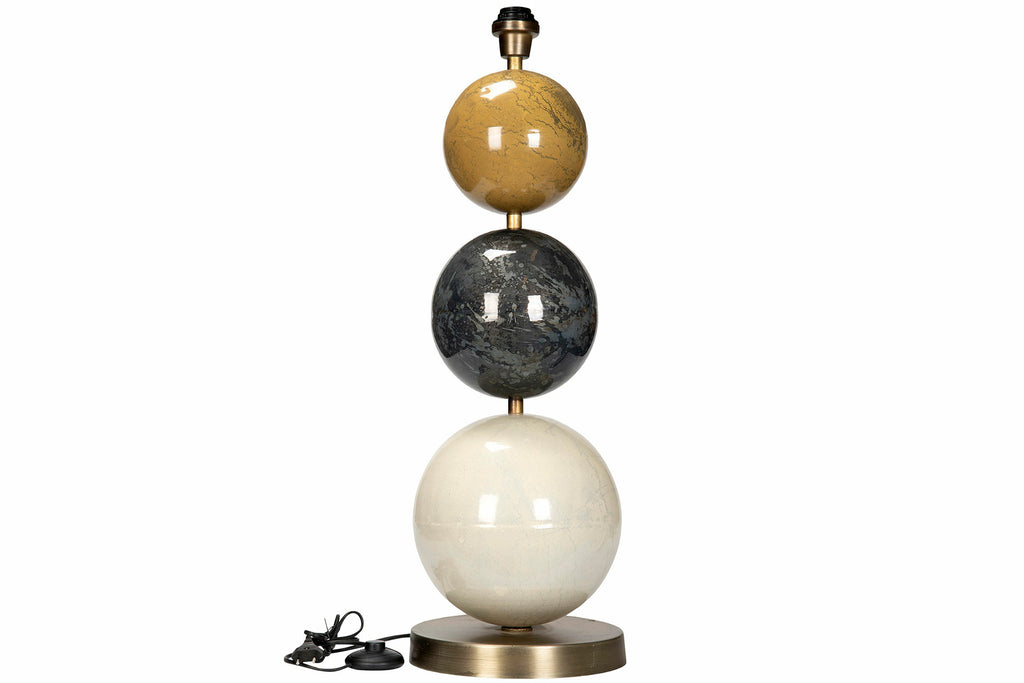 Lampfot Multi Stone Senap