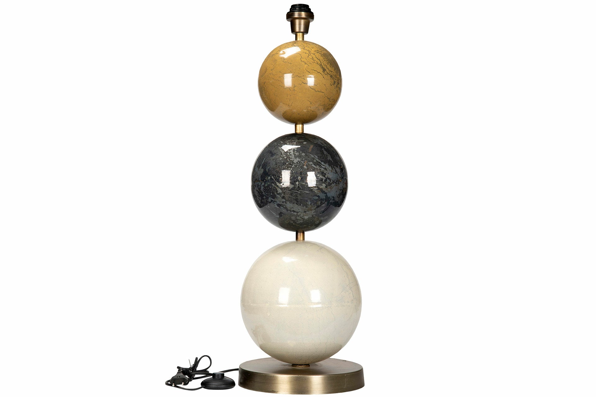 Lampfot Multi Stone Senap