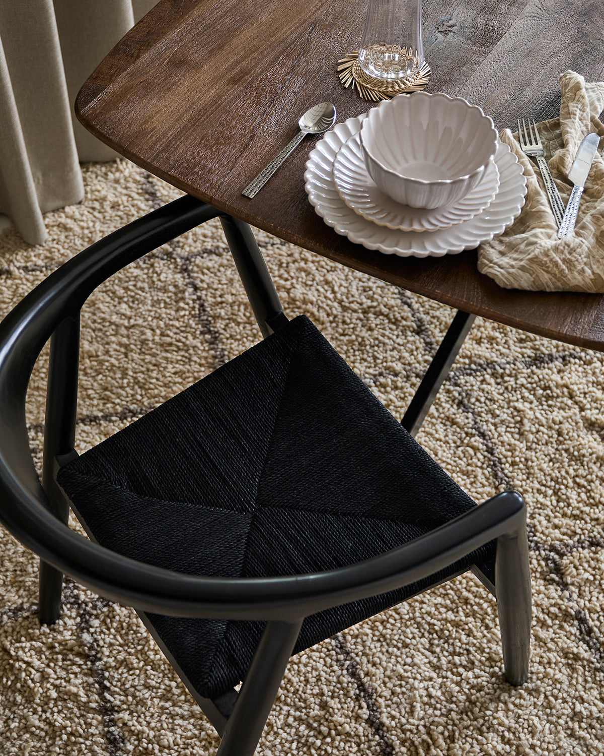 PORTLAND Karmstol, Svart