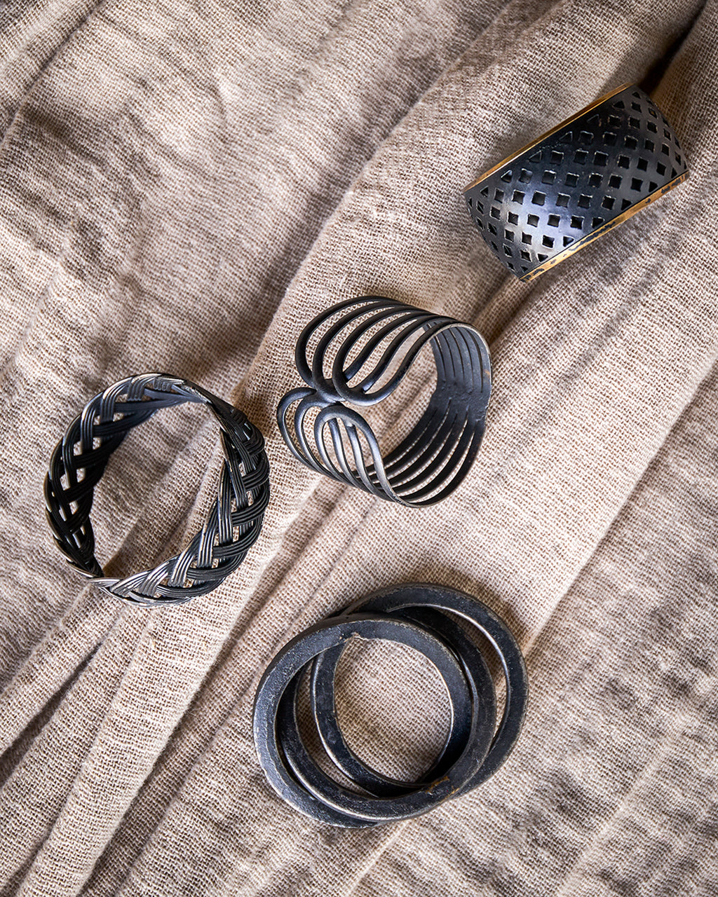 ODIN Servettring, svart 12st