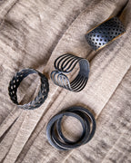 ODIN Servettring, svart 12st