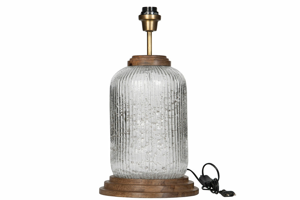 Lampfot Hava Glas / Trä