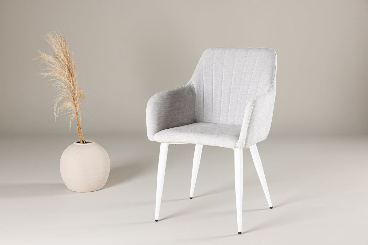 Comfort Matstolar 2-pack Ljusgrå