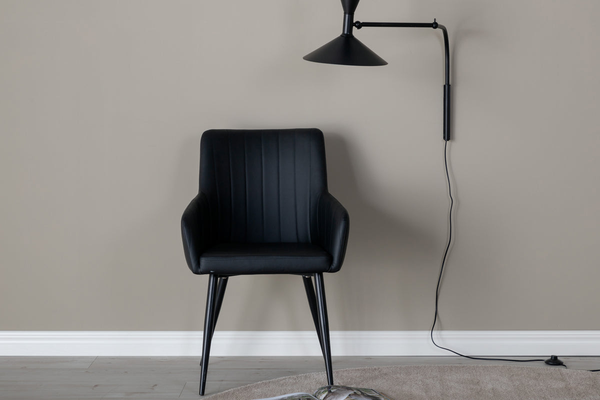 Comfort Matstolar 2-pack Svart