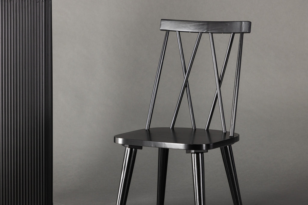 Mariette Matstolar 2-pack Svart