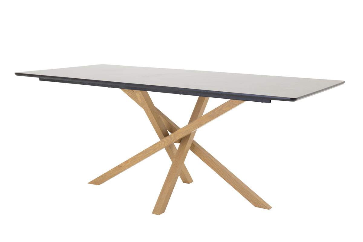 Piazza Rektangulära Matbord 180 x 90 Svart