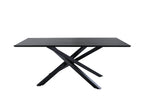 Piazza Rektangulära Matbord 180 x 90 Svart