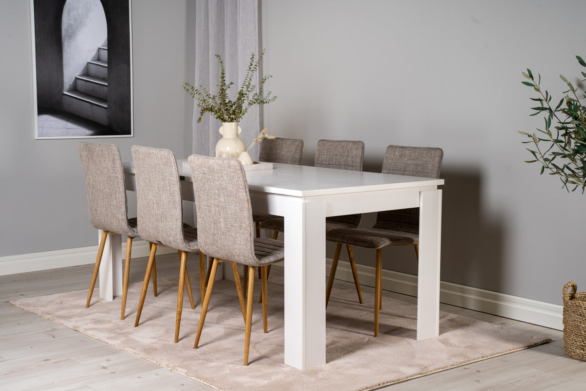 Windu Matstolar 2-pack Ljusgrå