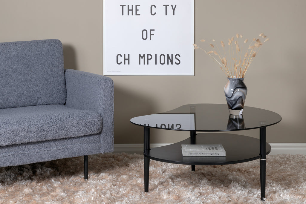 Egg Soffbord 101 x 80 Svart