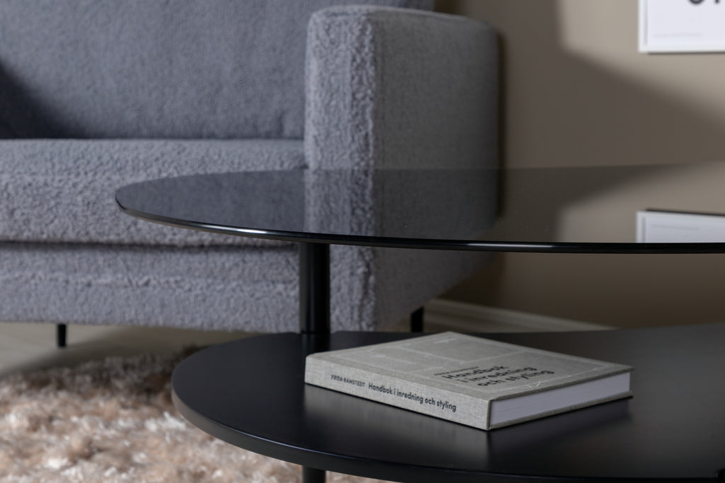 Egg Soffbord 101 x 80 Svart