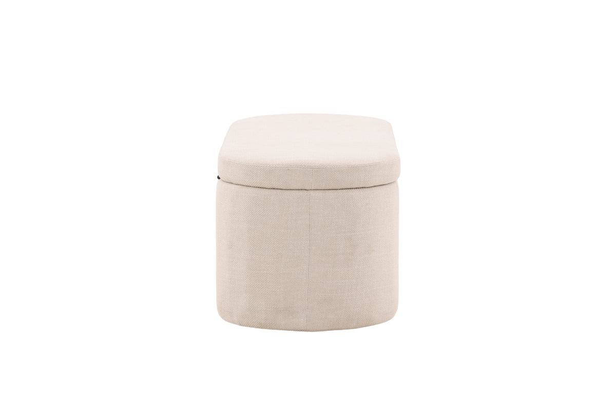Potenza Ottoman 130 x 47 x 50 Off-white