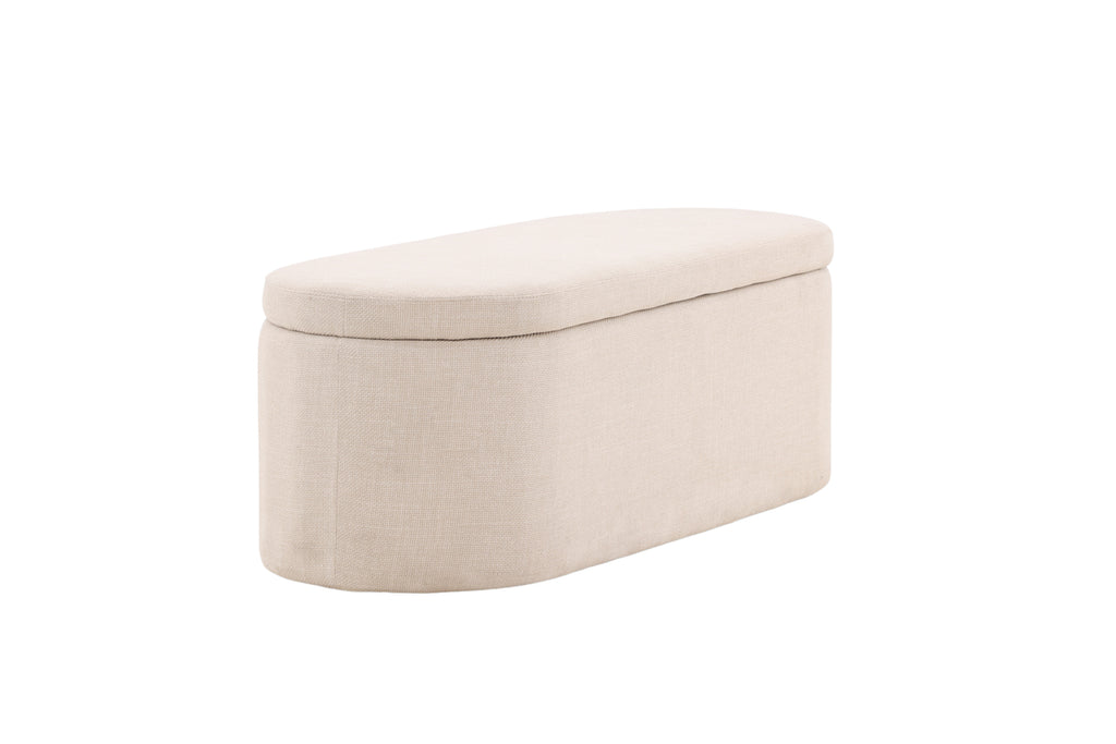 Potenza Ottoman 130 x 47 x 50 Off-white