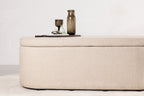 Potenza Ottoman 130 x 47 x 50 Off-white