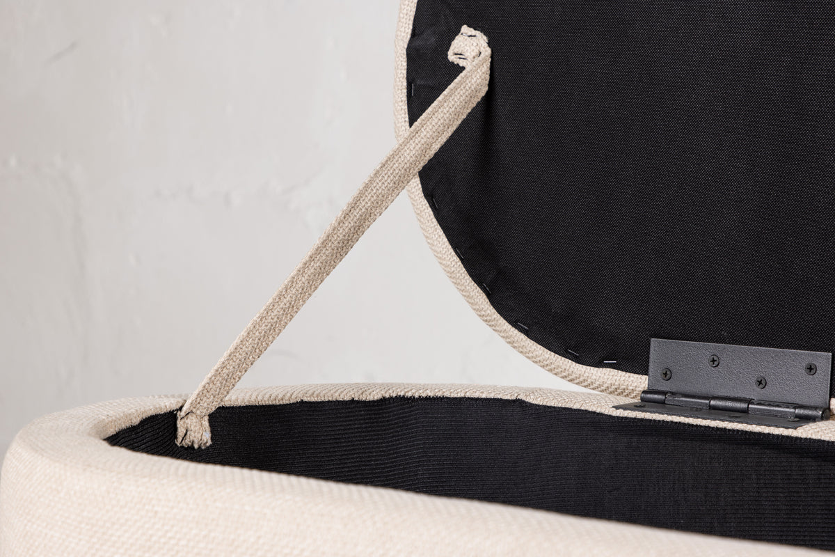 Potenza Ottoman 130 x 47 x 50 Off-white