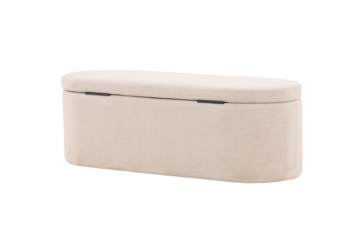 Potenza Ottoman 130 x 47 x 50 Off-white