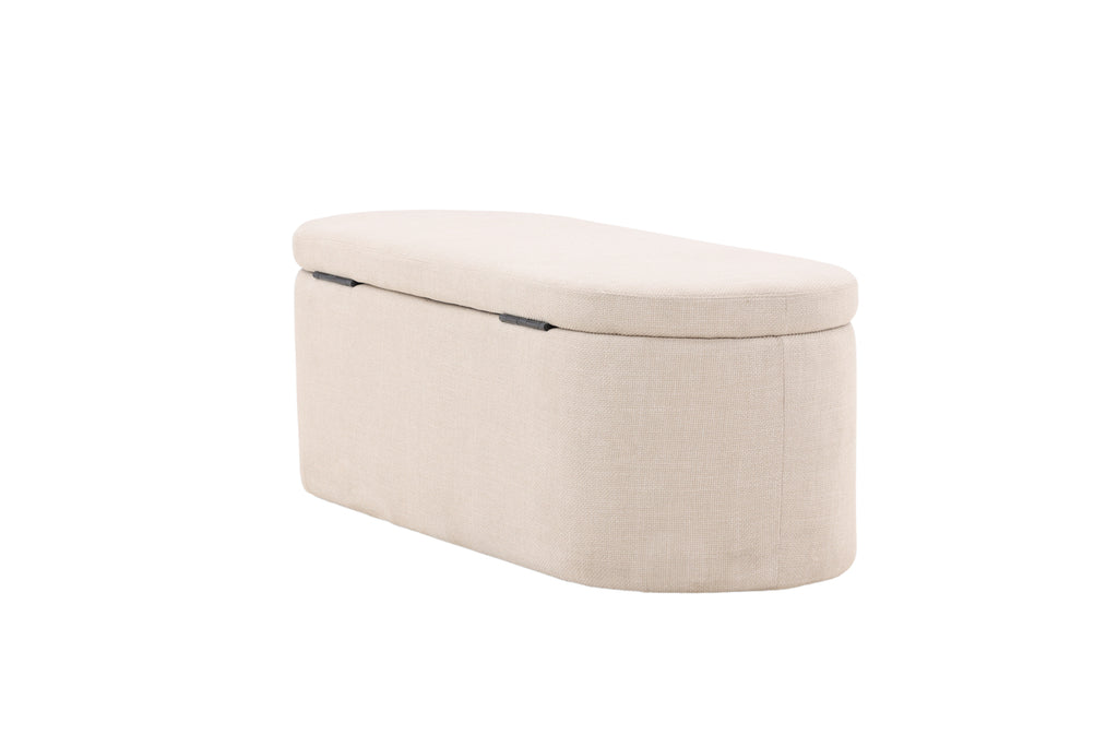 Potenza Ottoman 130 x 47 x 50 Off-white