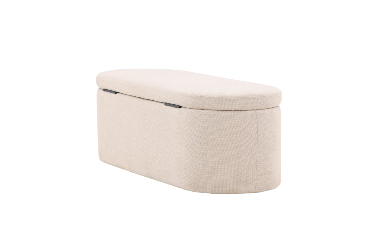 Potenza Ottoman 130 x 47 x 50 Off-white