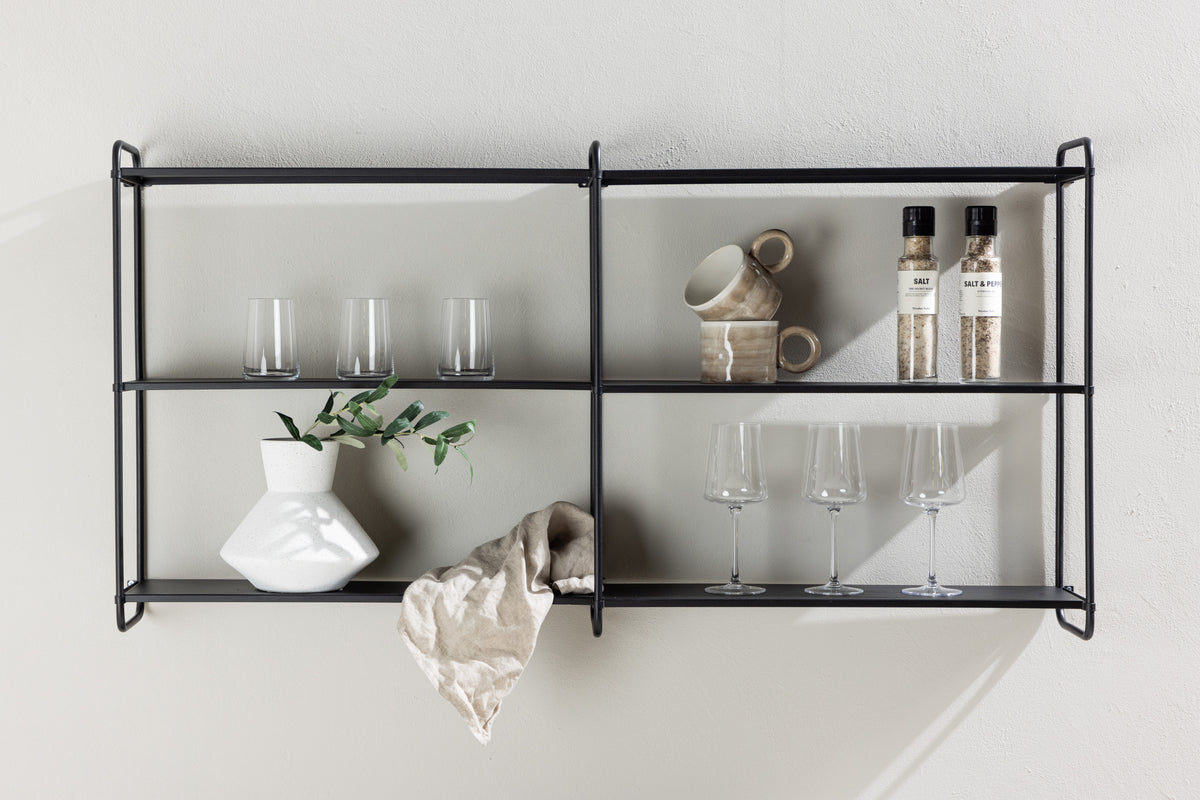 Lyon Hyllor 18 x 122 x 63 Svart