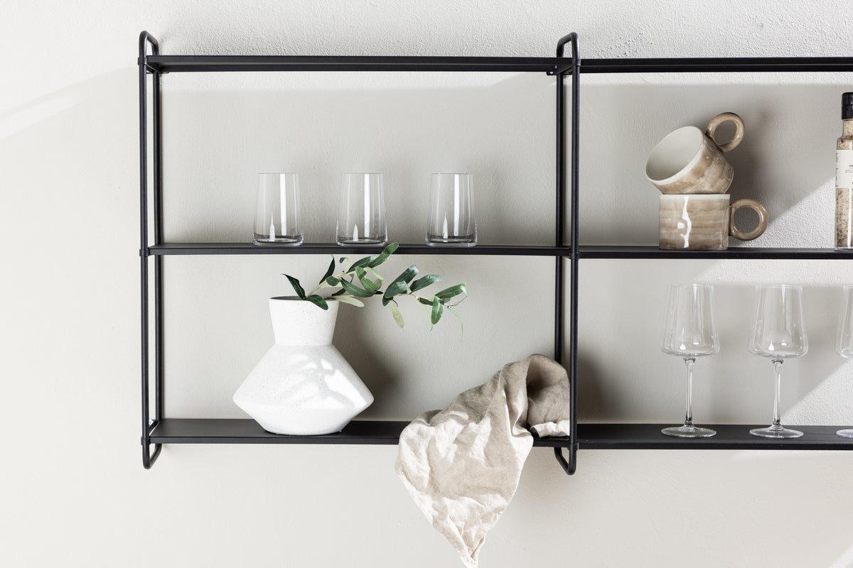 Lyon Hyllor 18 x 122 x 63 Svart