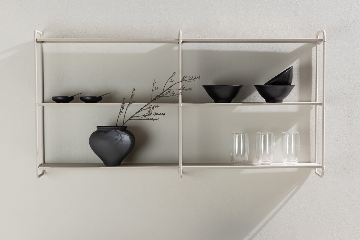 Lyon Hyllor 18 x 122 x 63 Beige