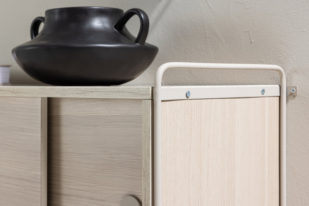 Paris Skåp 35 x 122 x 48 Vitputsad