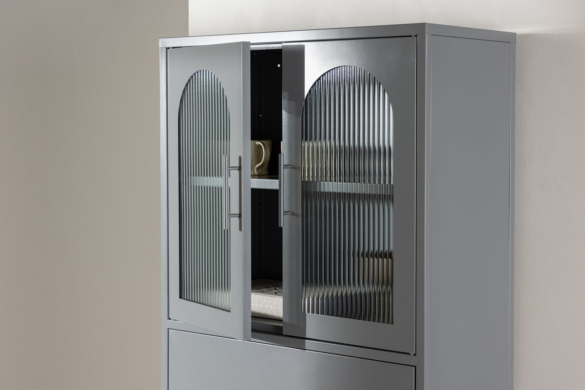 La Paz Skåp 35 x 70 x 160 Ljusgrå